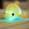 32 cm bunt leuchtendes Delphin-Plüschtier Kawaii leuchtende Plüschpuppen Ausgestopfte Puppe mit LED-Licht süßes Geschenk für Kinder Mädchen
