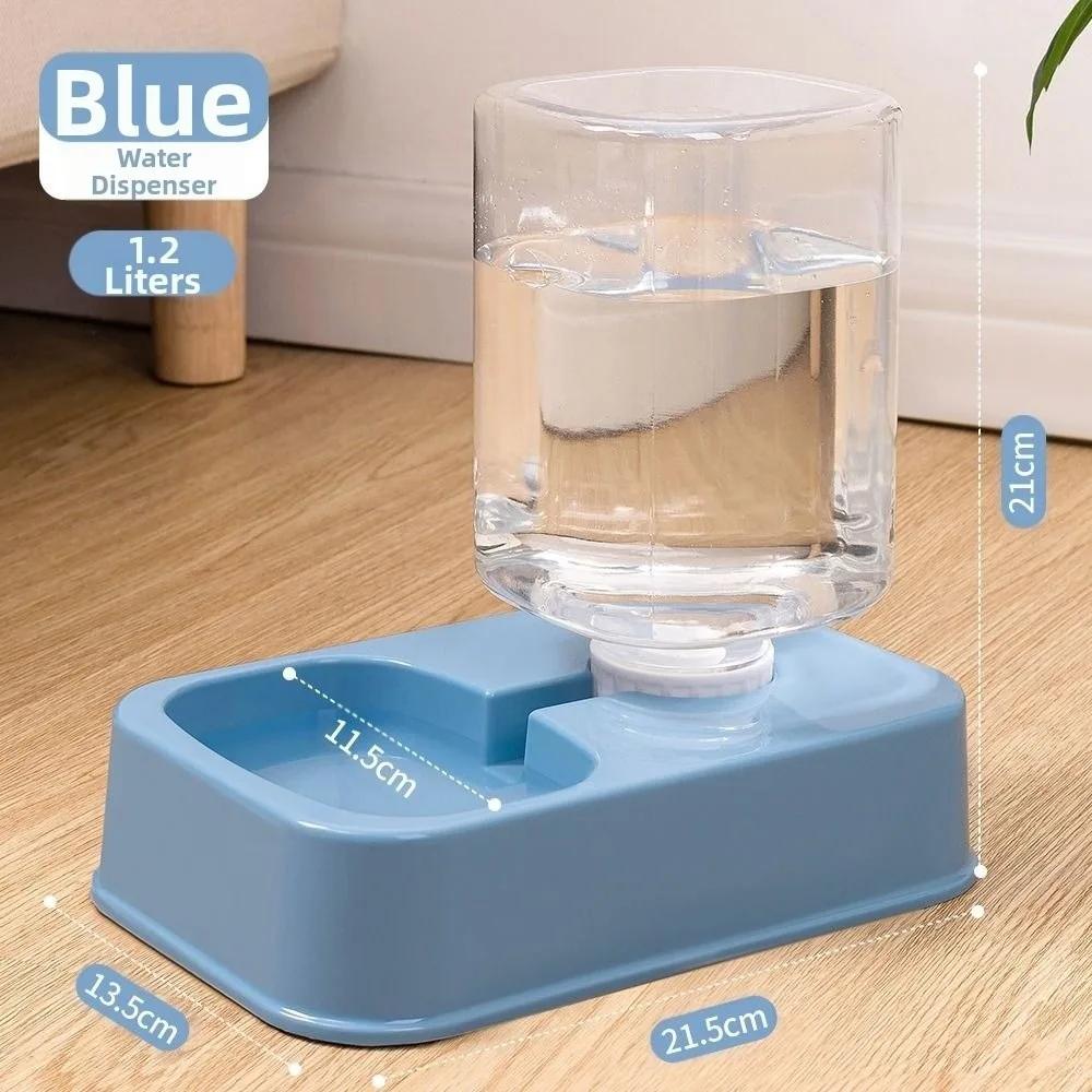 800mL Pet Automatic Feeder Large Capacity 2 Styles Cat Dog Water Dispenser Feeder Set 4 Colors Plastic Pet Integrated Food Bowl
