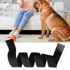 Sofa-Bezug Kantenband mit Verschluss-Design, Schwarzer unterer Randbesatz für Wohnzimmer, Schlafzimmer und Mietobjekte
