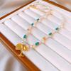 French Vintage Baroque Pearl Necklace Summer Niche Premium Sense Clavicle Chain Light Luxury Versatile Necklace Women