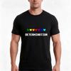Determination TShirt Summer Casual Cotton Tee Oversized Streetwear Tops Vintage Graphic Print Loose Fit Short Sleeve