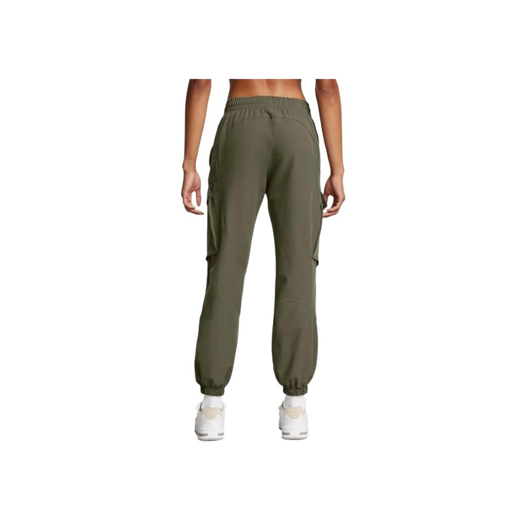 Under Armour Training Bequeme Atmungsaktive Gewebte Sporthose Damenhose Armeegrün 1386481-390