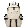 One 15 Inch Polyester Waterproof Solid Color Simple Men's Backpack Fashion Couple Student Computer Backpack
