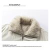 Jeanswest Men's Winter Outdoor Cotton Jacket with Fur Collar