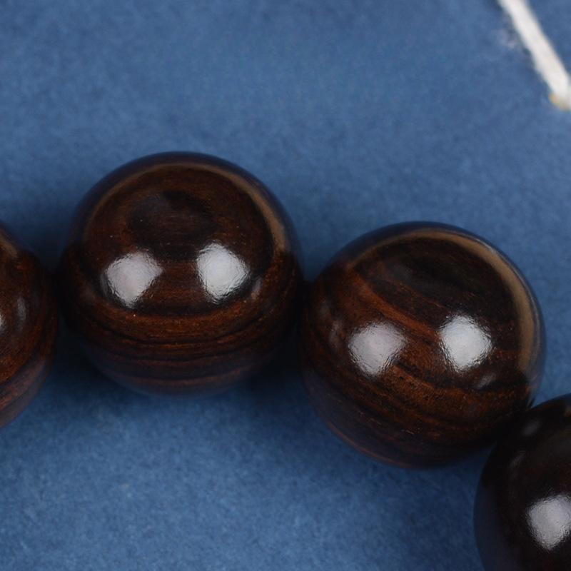 Red Light Sandalwood, Black Sandalwood, Ebony, Black Sandalwood, Buddha Beads, Wenwan Bracelet Sandalwood 108 Rosary Beads.