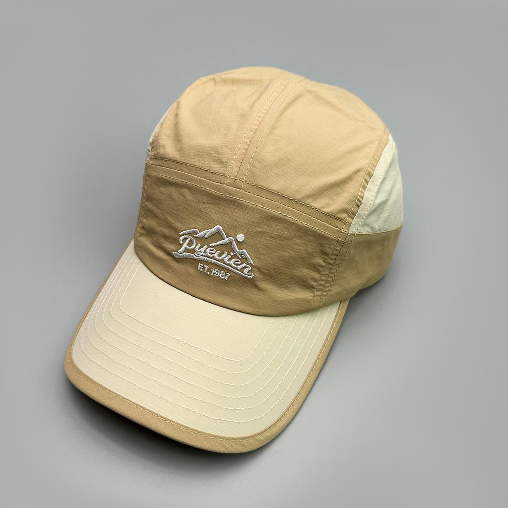 Outdoor Quick-Drying Contrasting Colors Embroidery Mountain Peak Letter Baseball Cap Men'S And Women'S Sunshade Travel Cap