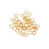 10pcs Ancient Sand Gold Open Ring Through Hole DIY Connection Ring Key Chain Bracelet Necklace Ear Jewelry Pendant