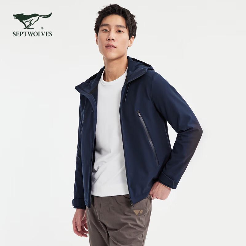 SEPTWOLVES Short Hooded Softshell Jacket 1D1D10101910