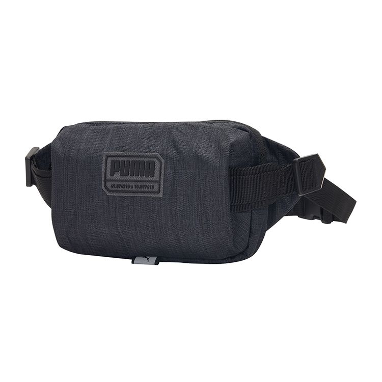 Puma Minimalist Casual Compact Reflective Fabric Shoulder Bag Crossbody Waist Bag Unisex bags Gray Black 078043-01 Gray Black