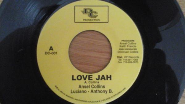 

7-дюймовая пластинка ANSEL COLLINS , LUCIANO (2) , ANTHO - Love Jah /Good Man DC001 DC Production Регги, Ска и Даб Б/У