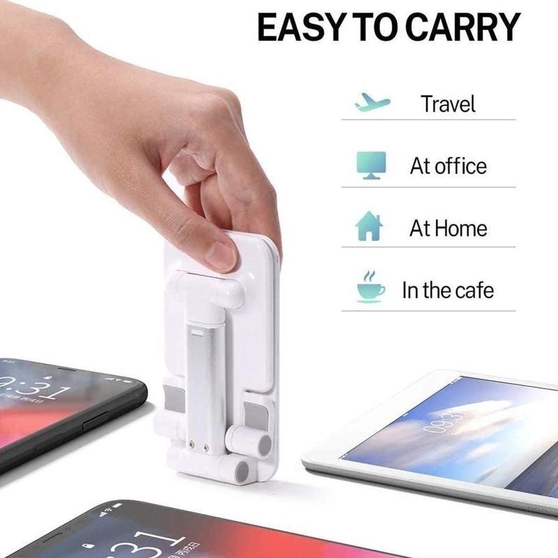 Metal Desktop Tablet Holder Table Cell Foldable Extend Support Desk Mobile Adjustable Phone Holder Stand