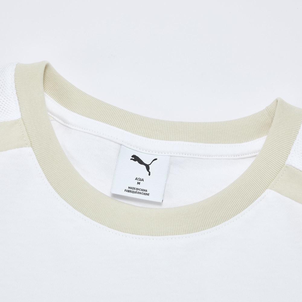 Puma T7 Loose Fit Crew Neck Pullover Short Sleeve T-Shirt Men tops 63845702