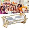 Antique Sand Hourglass Timer Metal Elegant 15 Minutes Decorative Hourglass for Wedding Home Desk