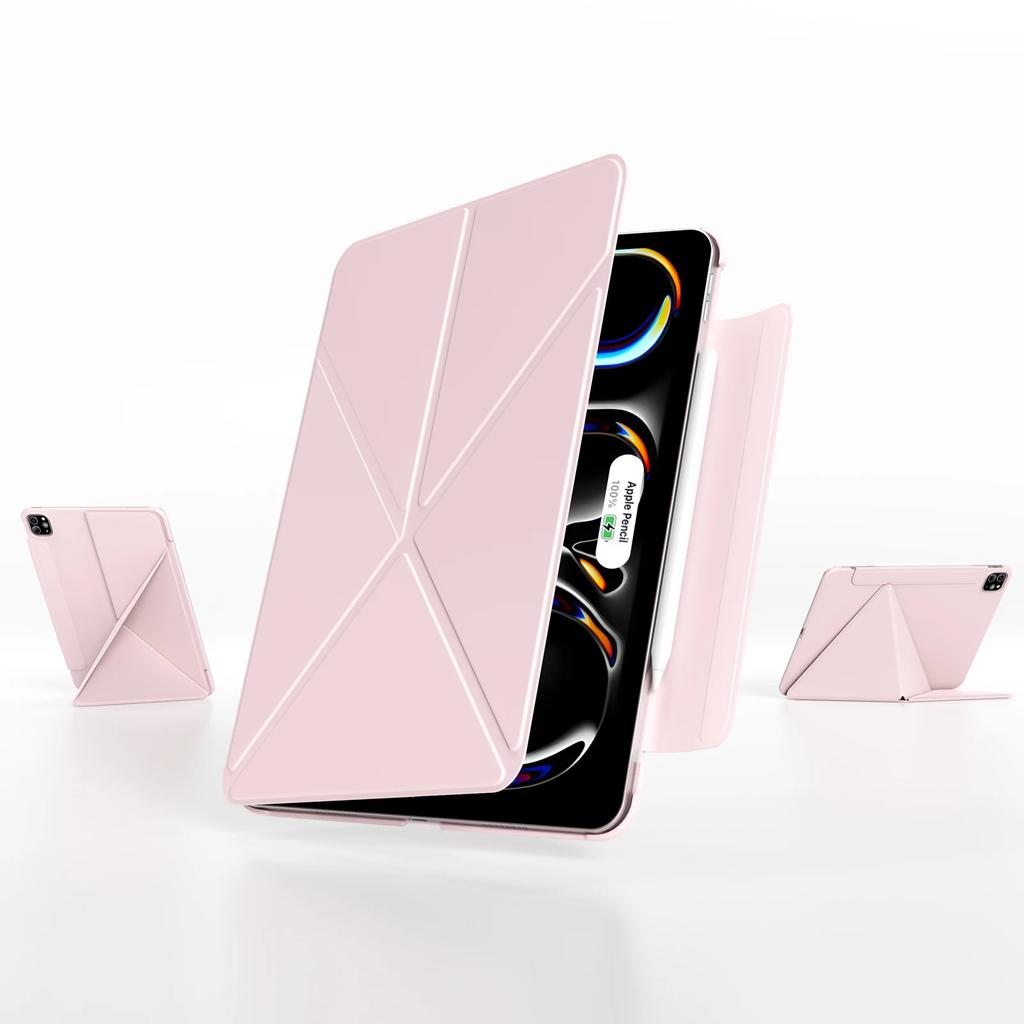 Magnetic K Fold Case for IPad 11th 10th Pro 11 13 12.9 Inch for IPad 10.2 Air 7 11 13 M3 Air4/5 Mini 6 7 A17Pro Cover