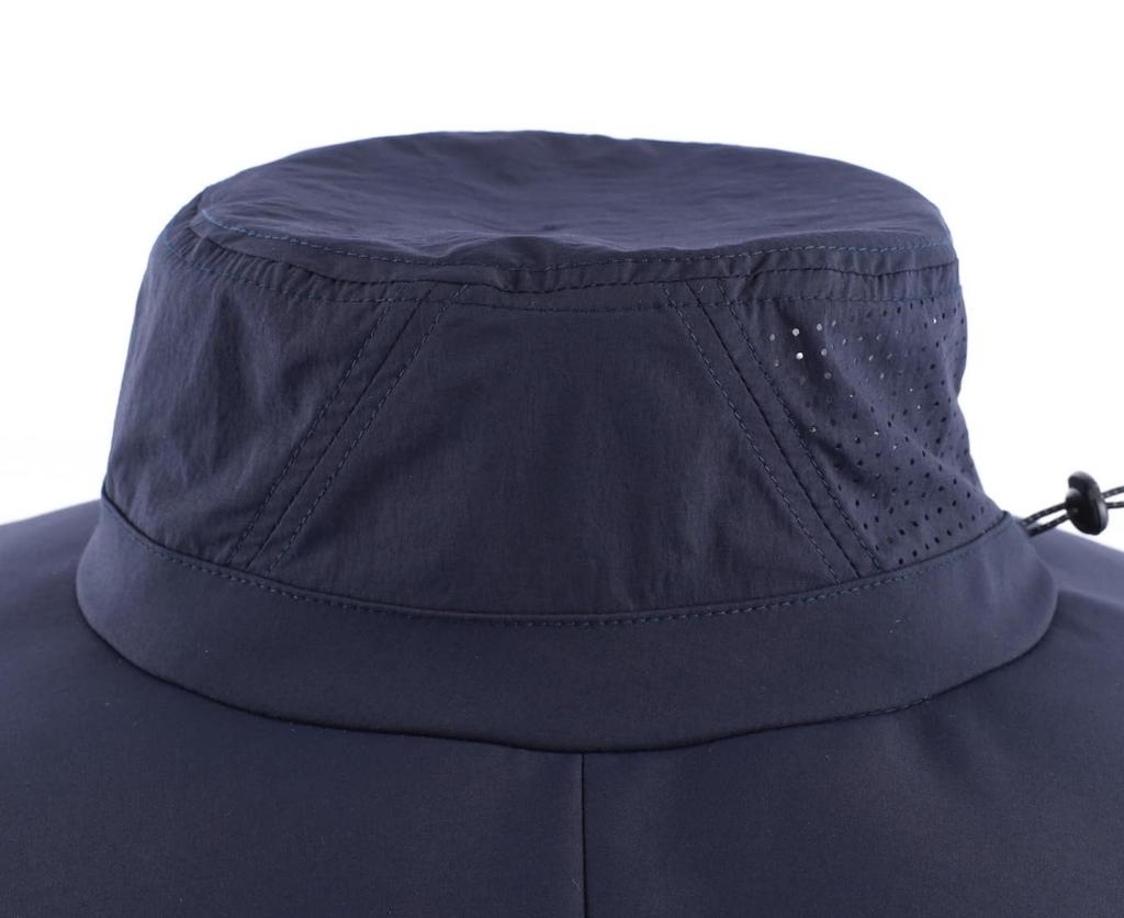 Connectyle Unisex UPF Safari Breiter Sonnenhut für und Outdoor Marineblau 50+ Hut, Krempe, Schnelltrocknend, Faltbar, Angeln, Abenteuer, Aktivitäten,