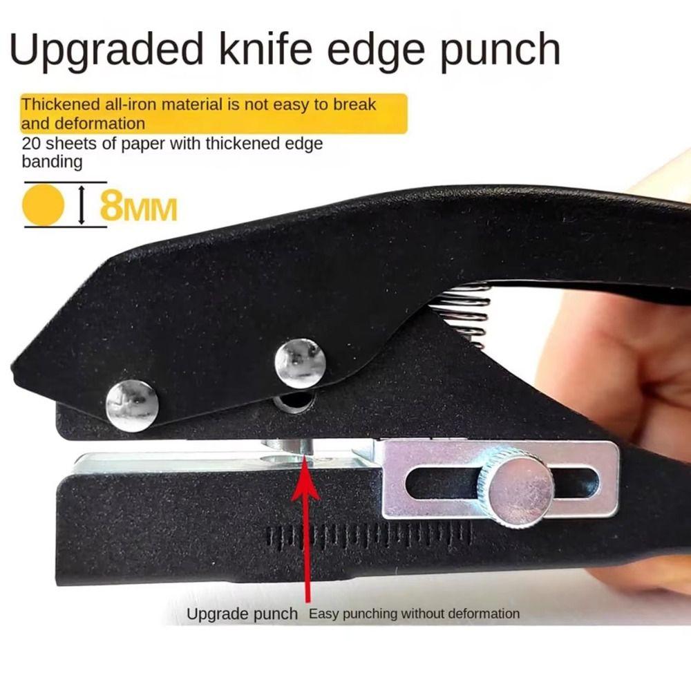 Punching Hole Circle Hole Puncher 8-15mm Eyelet Puncher Portable Hole Punch Plier
