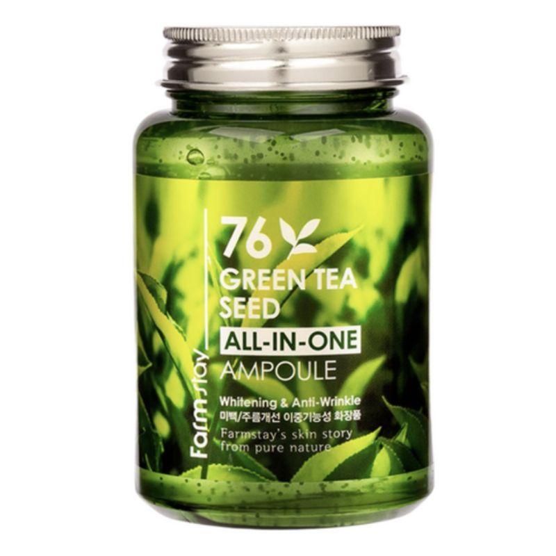 Farmstay 76 Green Tea Seed All-In-One Ampoule 250ml 1pcs