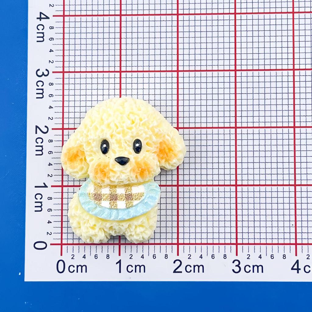 Adorable Puppy Resin DIY Beading Pen, Phone Case, Keychain, Handmade Hair Clip Accessories.
