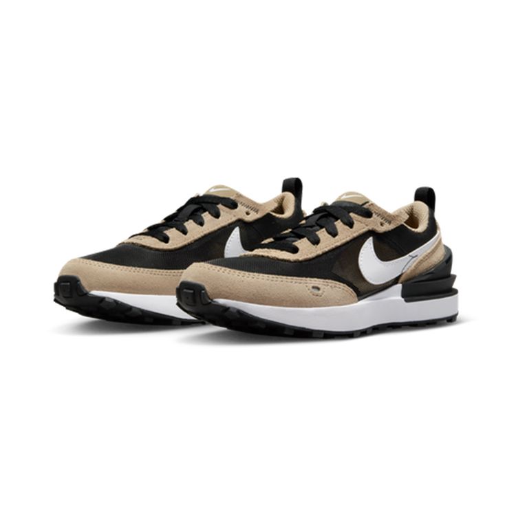 Nike Waffle One Non-Slip Shock Absorption Durable Breathable Low-Top Casual Shoes Kids Sneaker DC0480-007