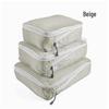 Waterproof Cross-Border Travel Three-Piece Compressible Clothes & Underwear Storage Bag Set