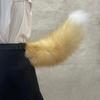 Fox Tail Fashion Handmade Fluffy Real Fur Character Accessory for Kids' Dance and Comic Con
