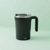 Stirring Cup Removable Base Temperature Display Mug Portable Mixing for Office, Travel White