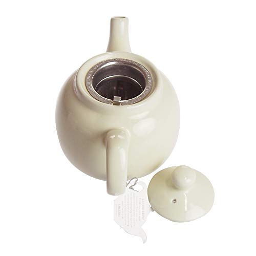 LONDON POTTERY Farmhouse Teapot, 2-Cup, Ivory