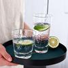 330ml Glasses Transparent Water Cup Beverage Cup Embossed Glass Heat-resistant Tea Cup  Creative Hammer Pattern Glass
