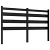 VidaXL Headboard Black 186x4x100 Cm Solid Pine Wood 818439