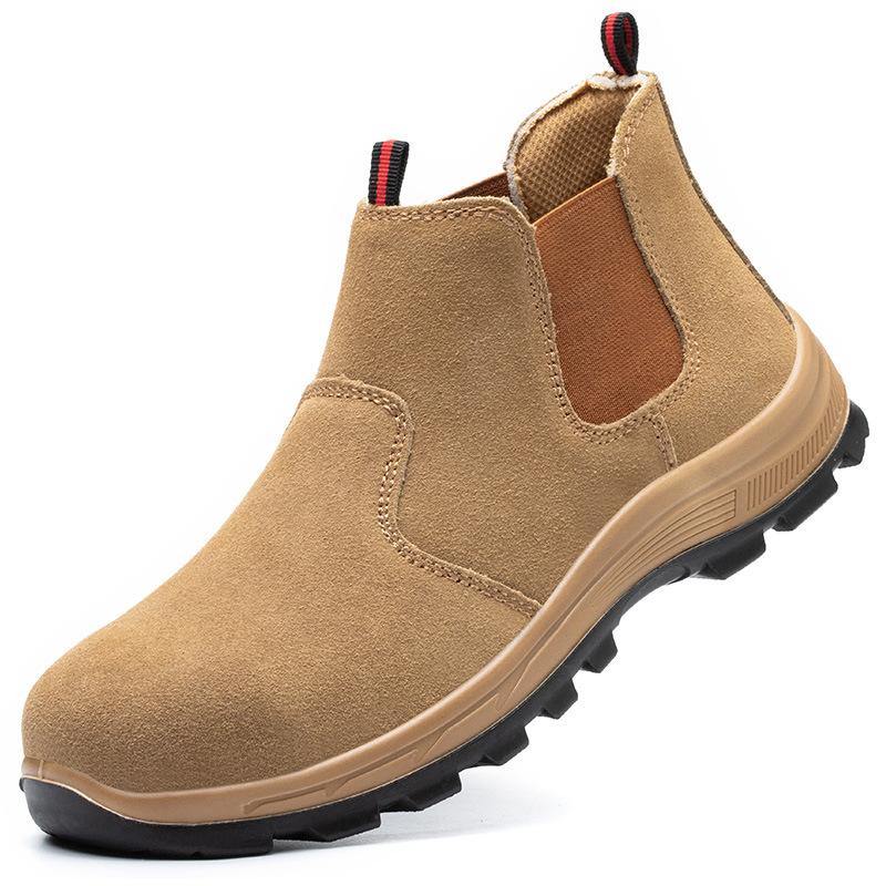 Male Anti scald welding shoes Anti-smash Safety Shoes Anti puncture Work Shoes Protection Boots Steel Toe Indestructible shoes