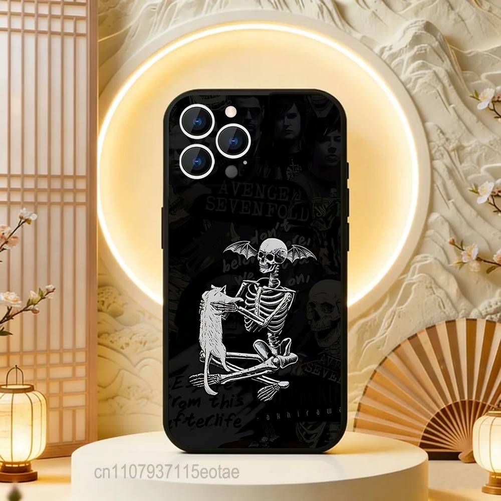 Avenged S-Sevenfold A7X Band For iPhone 12,16,13,14,15,17,11,Pro,Max,Plus,E,Air,Mini TPU Soft To Skin-friendly Phone Case