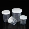 10Pcs/Set 20/30/50/100Ml Clear Liquid Pill Measuring Cups With Lids Travel Pill Organizer Cup Container For Liquid Medicine