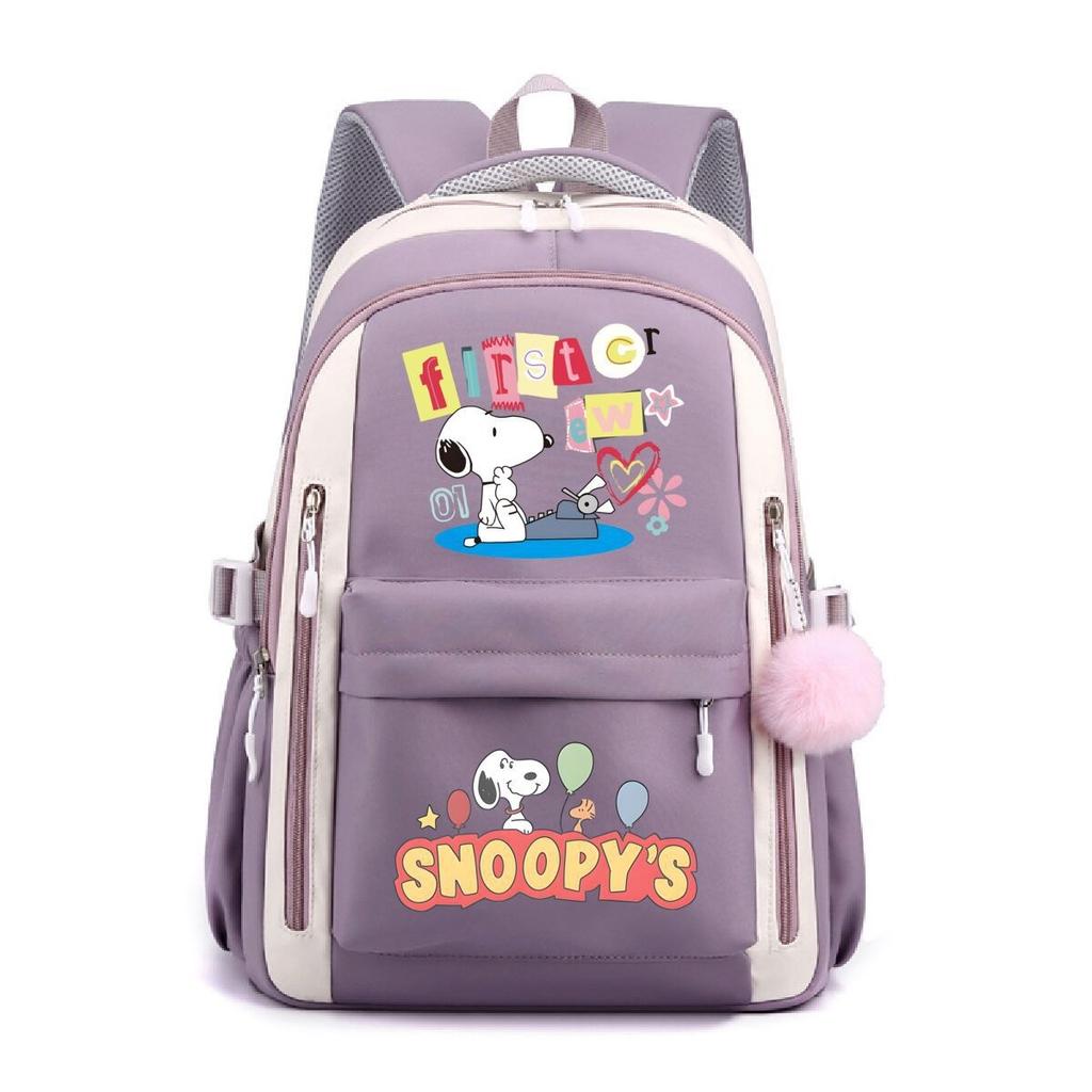 Large Capacity Schoolbag with Shoulder Strap; Student Three-piece Pencil Case Set