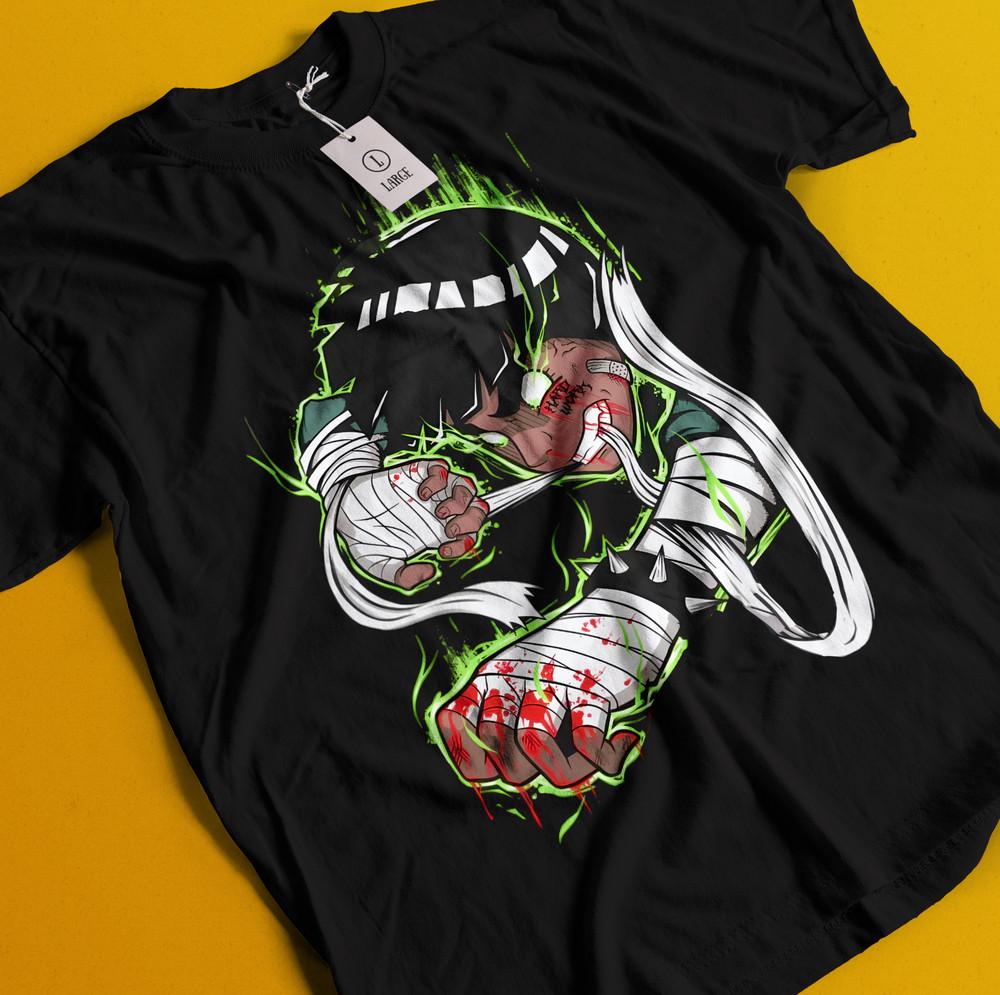 

Rock Lee T-Shirt Naruto Tshirt Jiraya Shirt Madara Kakashi Itachi Uchiha Gaara S