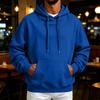 Men's Retro Hoodie Loose Fit Casual Pullover Sweatshirt for Fall Winter
