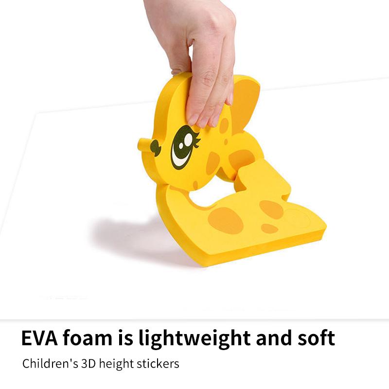 Removable 3d Three-dimensional Cartoon Height Stickers Self-adhesive Children's Magnetic Suction Baby Height Wall Stickers