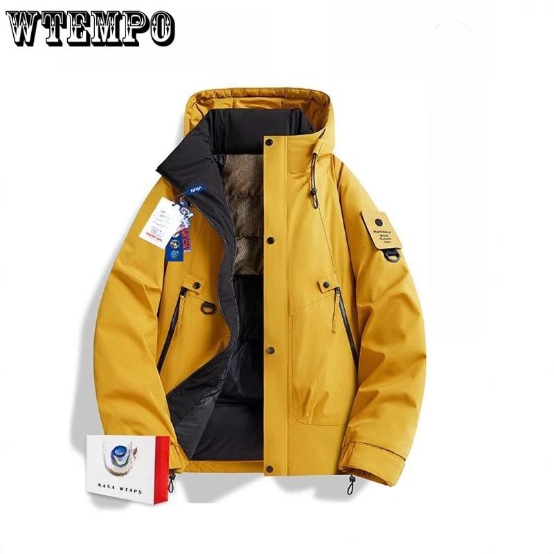 Men's Cotton-padded Jackets Winter Thickened Warm Down Jackets Loose and Casual Cotton-padded Jackets Outdoor Windbreakers