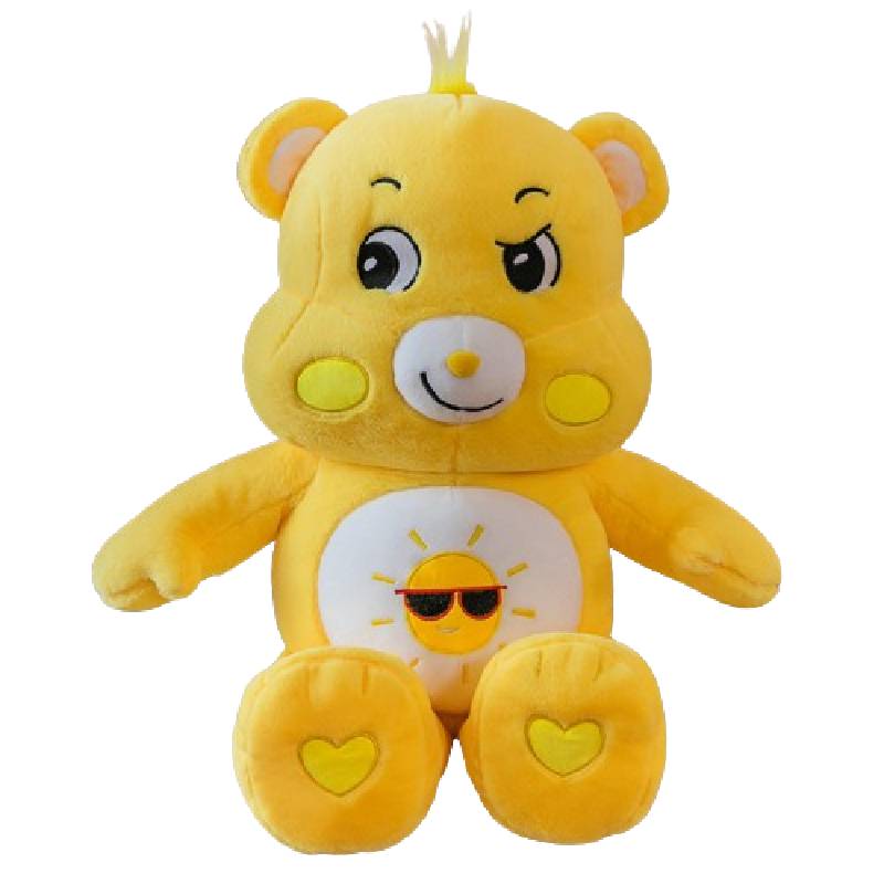 

Plush Care Bears Toys Cute Throw Pillows Decorated Girls Gift Birthday Yellow,28cm/11.02in