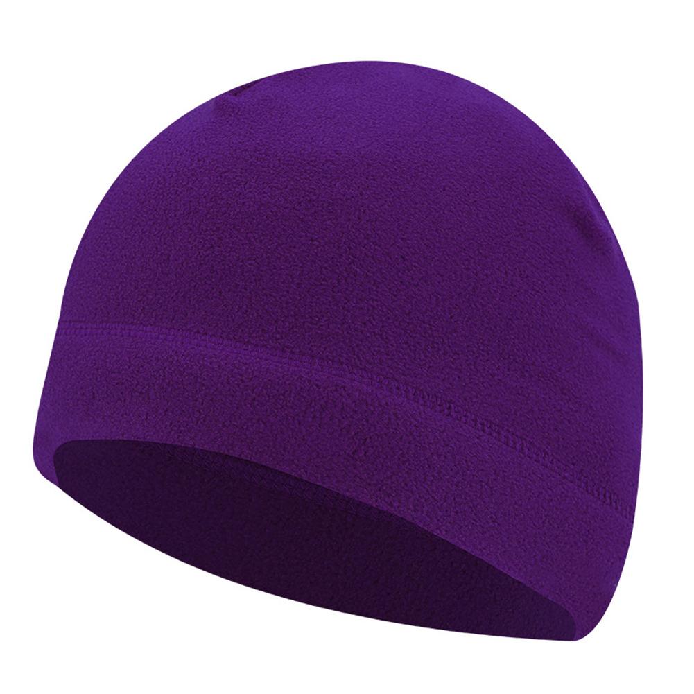 Snowboarding Compatible Sports Fleece Windproof Beanie Running Friendly