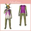 Unisex Vijf Nachten Bij Freddy's Cosplay Panty Jumpsuit Voor Halloweenfeesten