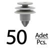 Door Trim Clips - 50 Pieces, Compatible with Honda Accord, CR-V, Fit, Civic, Insight, Odyssey, Pilot
