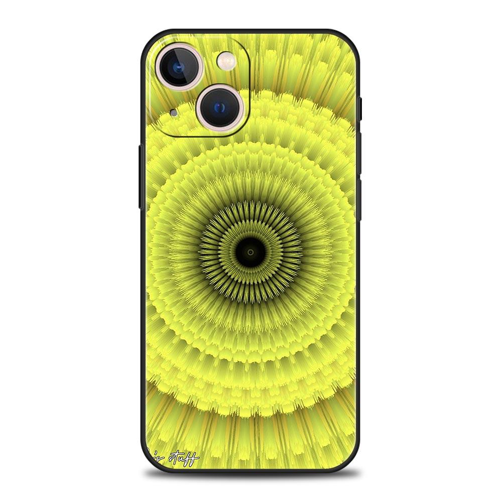 

Retro Circular Totem Design Phone Case Cover for iPhone 17 16 15 14 13 12 Pro Max 11 Pro Max 17 AIR Plus Shockproof Soft TPU Bag iPhone 16 Plus