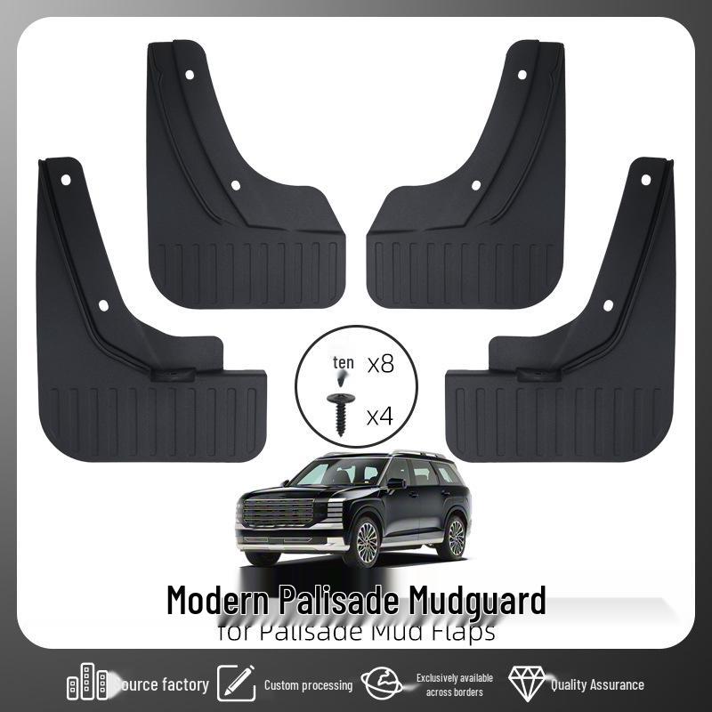 

Hyundai Palisade Mud Flaps: Fits 26 Models, Fender Guards & Car Sand Accessories