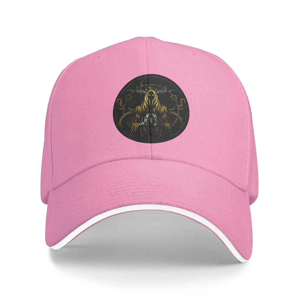 King in Yellow Casual Baseball Cap Summer Trucker Hat Sun Running Hippie Hip Hop Hats Couple Women Fashion Baseball Caps