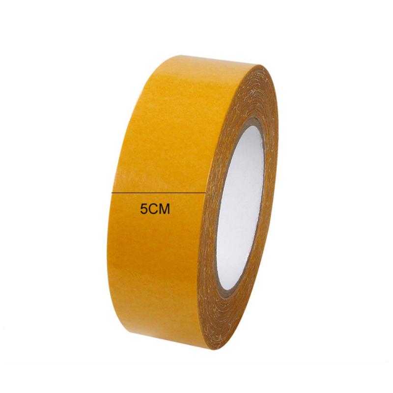 1Roll 20M Double Sided Tape High Viscosity Grid Fiber Transparent Double Sided Tape Sticky Adhesive Fiber Mesh Tape