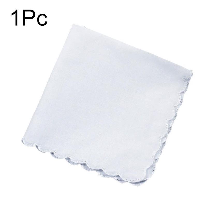 

1 шт./6 шт./8 шт./10 шт./12 шт./16 шт. Хлопковый впитывающий пот Ручной работы Сделай сам Белый Свадебный Тонкая версия Кружевной Носовой платок 1Pc