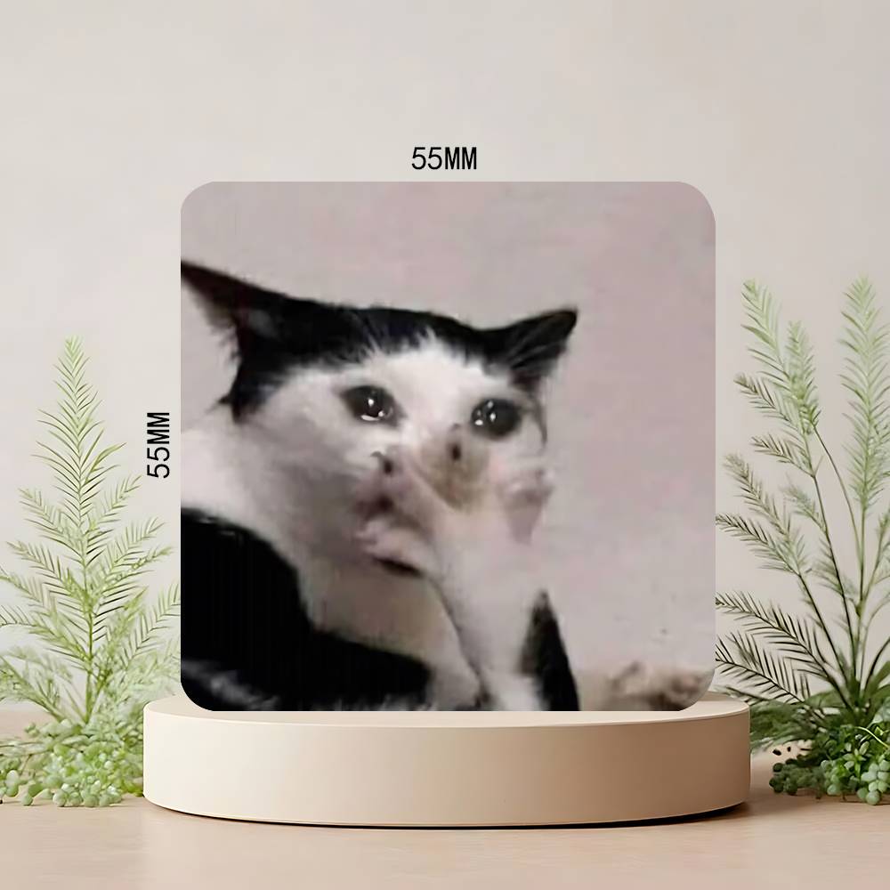 Grappige Kat Memes Koelkastmagneet Gepersonaliseerde Creatieve Magnetische Stickers Met Magneten