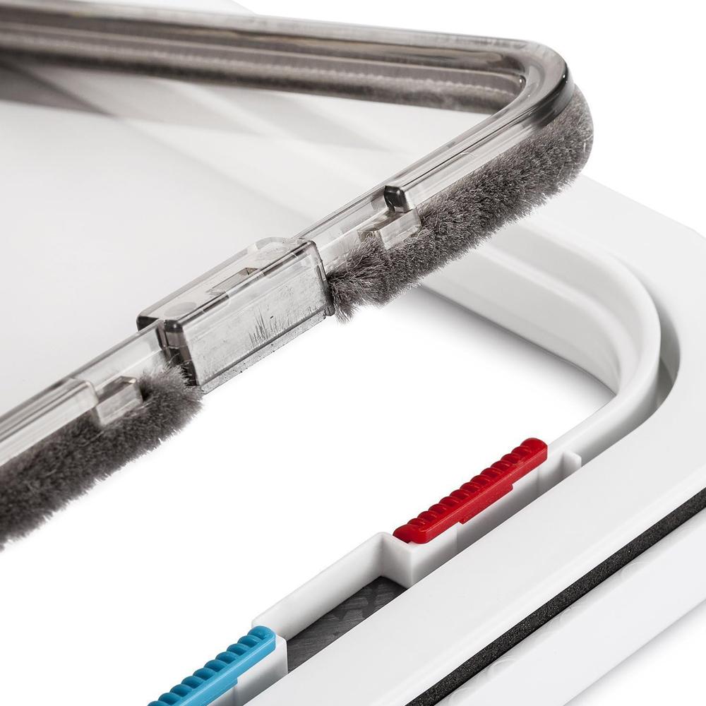 Dog Cat Flap Door with 4 Way Security Lock Flap Door for Dog Cats Kitten ABS Plastic Small Pet Gate Door Kit Cat Dogs Flap Doors