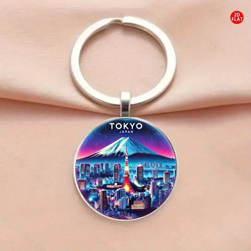 Mountain Tokyo Fuji Jewelry Keyring Pendant For Occasion Gifts Celebration