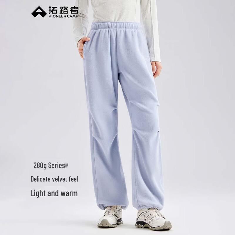 Pioneer Camp Women s Autumn/Winter Windproof Warm Straight Fleece Pants GRK507045 M